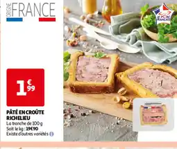 Auchan PÂTÉ EN CROÛTE RICHELIEU offre