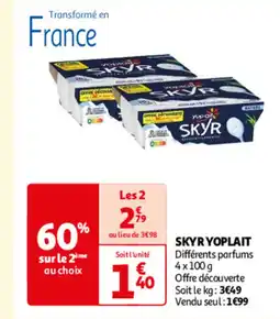 Auchan SKYR YOPLAIT offre