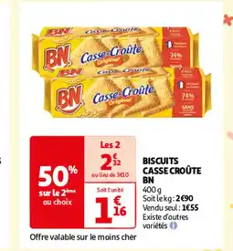 Auchan BISCUITS CASSE CROÛTE offre