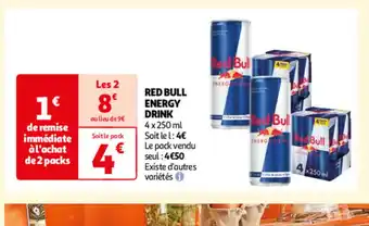 Auchan RED BULL ENERGY DRINK offre