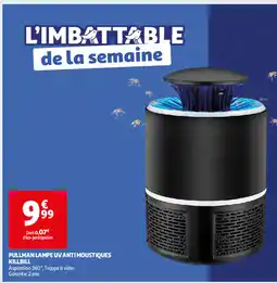 Auchan PULLMAN LAMPE UV ANTI MOUSTIQUES offre
