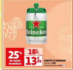 Auchan MINI FUT 5L HEINEKEN offre