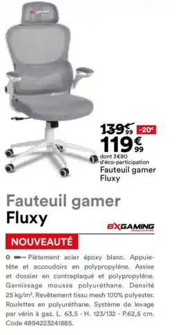 BUT Fauteuil gamer Fluxy offre