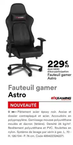 BUT Fauteuil gamer Astro offre