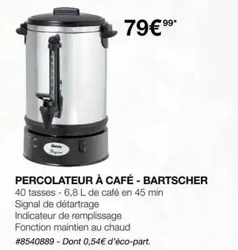 Costco Percolateur à Café - Bartscher offre