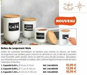 Boîtes De Rangement Waia