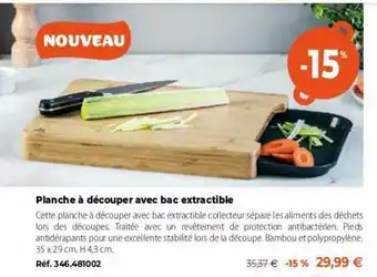 Planche à Découper Avec Bac Extractible