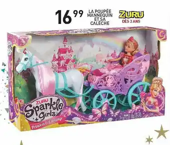 Stokomani La Poupée Mannequin Et Sa Calèche Zuru offre