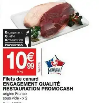 Promocash Filets De Canard Engagement Qualité Restauration Promocash offre
