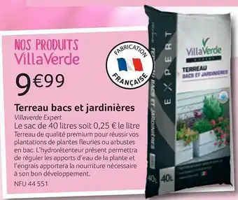 Terreau Bacs Et JardiniĂšres