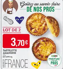 Match TARTELETTE AMANDINE offre