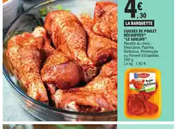 E.Leclerc LA BARQUETTE CUISSES DE POULET DÉCOUPÉES(1) offre