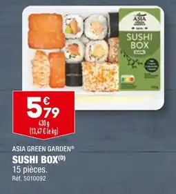 ALDI ASIA GREEN GARDEN SUSHI BOX offre