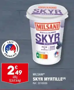 ALDI MILSANI SKYR MYRTILLE offre