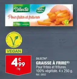 ALDI DILECTA GRAISSE À FRIRE offre