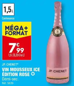 ALDI JP. CHENET VIN MOUSSEUX ICE ÉDITION ROSE offre