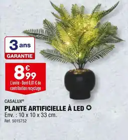 ALDI CASALUX Plante artificielle à LED offre