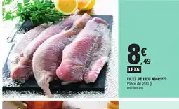 E.Leclerc FILET DE LIEU NOIR offre