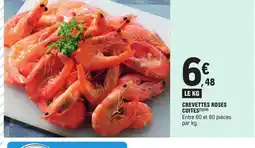 E.Leclerc CREVETTES ROSES CUITES offre