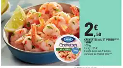 E.Leclerc CREVETTES AIL ET PERSIL offre
