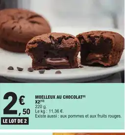 E.Leclerc MOELLEUX AU CHOCOLAT(6) offre