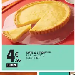 E.Leclerc TARTE AU CITRON offre