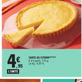 E.Leclerc TARTE AU CITRON offre