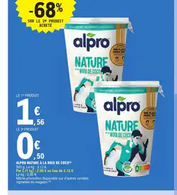 E.Leclerc ALPRO NATURE À LA NOIX DE COCO offre