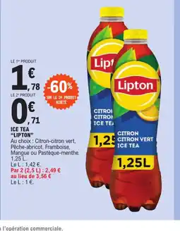 E.Leclerc ICE TEA "LIPTON" offre