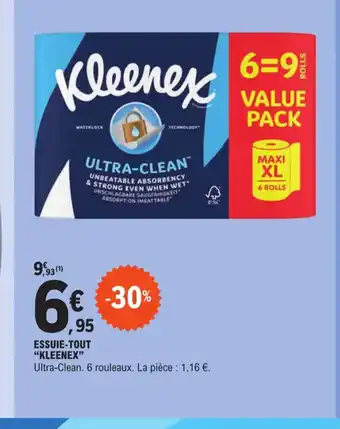 E.Leclerc ESSUIE-TOUT "KLEENEX offre