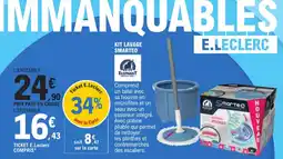 E.Leclerc KIT LAVAGE SMARTEO offre