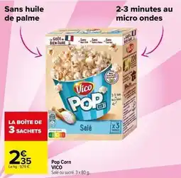 Carrefour Contact Vico - pop corn offre