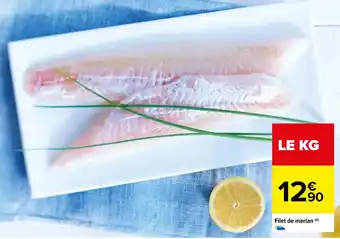 Carrefour Filet de merlan offre