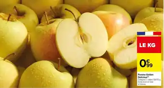 Carrefour Pomme golden delicious offre
