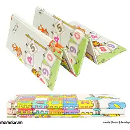 E.Leclerc Tapis D’éveil Bébé Mamabrum, Tapis de Jeux en Mousse XPE pour Enfant Pour Ramper ou Jouer 180*200cm Épaisseur 1cm Double Face offre