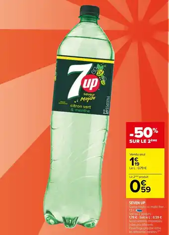 Carrefour Seven up offre