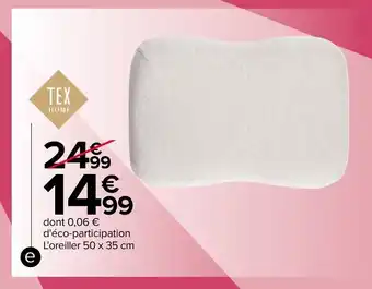 Carrefour Oreiller ergonomique offre