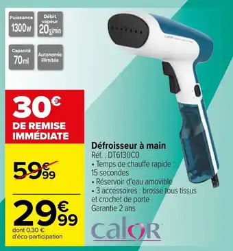 Carrefour Défroisseur à main offre