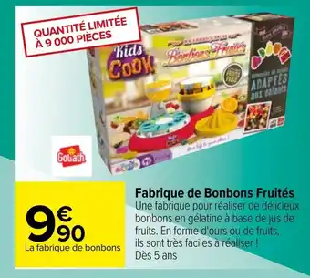 Carrefour Fabrique de bonbons fruités offre