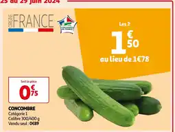 Auchan CONCOMBRE offre