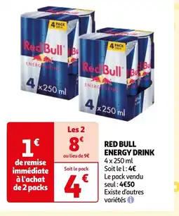 Auchan RED BULL ENERGY DRINK offre