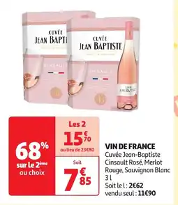 Auchan VIN DE FRANCE offre