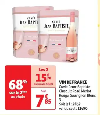 Auchan VIN DE FRANCE offre