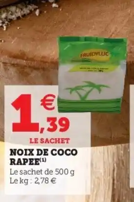 Hyper U Noix De Coco Rape offre