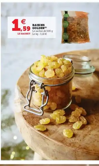 Hyper U Raisins Golden offre