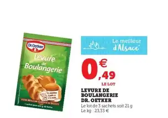 Levure De Boulangerie Dr.Oetker