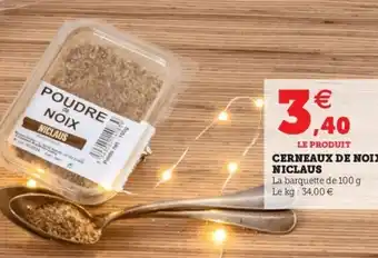 Hyper U Cerneaux De Noix Niclaus offre