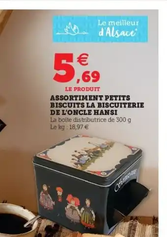 Assortiment Petits Biscuits La Biscuiterie De L'Oncle Hansi