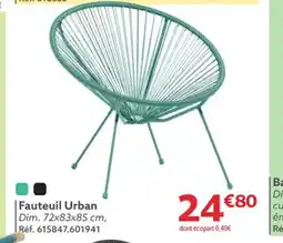 Gifi Fauteuil Urban offre