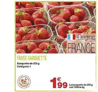 Fraise Gariguette